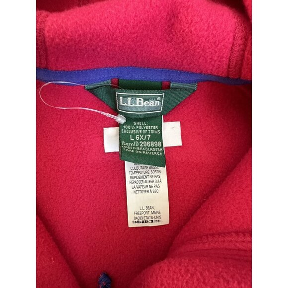 L.L. Bean Kids Jacket - Pink and Blue - Picture 4 of 4